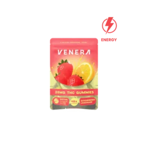 venera d9 thc gummies 40ct strawberry lemonade (