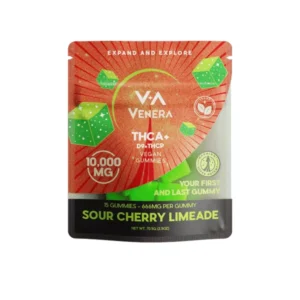 venera thca + d9 + thcp gummies sour cherry limeade