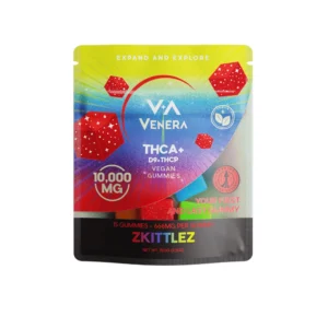 Venera THCA + D9 + THCP Gummies Zkittlez